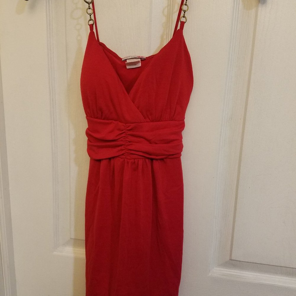 Vintage Body Central top Women Red Size Small Sleeveless Polyester